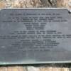 Plaque dedicated to the memory of those who lost their lives at this location.