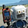 The new inReach Explorer is the world's first satellite communicator with built-in navagation. shown here using the ram mount on the handlebars of our Harley-Davidson camerabike