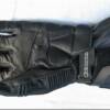 Leather palm construction with leather reinforcement panels.