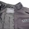 Full thermal liner for cold weather riding is quick and easy to remove.
Velcro collar strap fits nicely under this loop when not being used. 
Alpinestars Tech-Touring logo is reflective too.