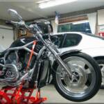 The bike is all cleaned up, lifted off the ground and strapped in place. Time to throw the cover on and wait for Spring. Oh who am I kidding, sure i'll find something to do on it!