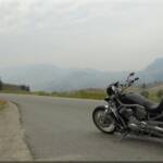 Decided to stop here due to the wildfire smoke, the closer I got to Twin Lakes the thicker it got. The smell of smoke was very strong when I got off the bike, not as noticeable when riding. 
Thank you once again to the brave men and women firefighters who are working so incredibly hard.